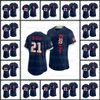 Custom 2021 All Star Game Navy Flexbase Baseball I Authentic Jersey Double Stitched Embroidery Men Women Youth Jerseys