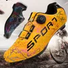 Chaussures de cyclisme chaussures de vélo pour hommes et femmes route se croisant à semelle dure verrouillage automatique VTT course libre SPD
