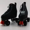 patins à roulettes à roues alignées noir
