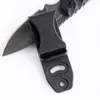 4PCS nero Tatical plastica anelli regolabili coltello da caccia pistola fodero con viti di montaggio Chicago Clip da cintura pieghevoli