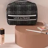 Cosmetic Bag Organizer For Traveling Storage Container Zip Packages Handbag Large Capacity Cute Makeup Things The Home Bags