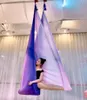 Aerial Yoga Hammock 5M colored Elasticity Swing Multifunction Anti-gravity yoga training Belts H1026