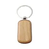 Trä nyckelring pendel nyckelring bagagedekoration nyckelkedja diy presentknappning