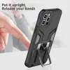 Heavy Duty Shockproof Kickstand Rugged Air Armor Mobiele Telefoon Gevallen voor iPhone 14 13 12 11 Pro Max XR XS 8 7 Plus Samsung S21 S20 Note20 Ultra A12 A32 A52 A72 S21FE