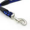 2ft Nylon Rope Webbing Dog Leash, krótki trwały psa prowadzący do dużych psów, ślub zwierzęcia, ciężki smycz psa z wyściełaną rączką, świetnie do treningu, zabawy, kempingu lub podwórku