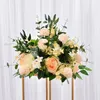 Decorative Flowers & Wreaths Guide Flower Stage Reception Ball Artificial Row Arch Arrangement Wedding Scene Layout Party Iron Backdrop