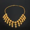 Ohrringe Halskette Afrikanische Schmuck Sets Gold Dubai Frauen Goldenes Armband Luxus äthiopischer Schmuck für Hochzeit