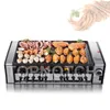 Electric Barbecues Automatic Rotating Skewers Machine Smokeless Barbecue Grilled Steak Double Layer Capacity 1600W