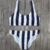 Women's Swimwear Bikini Women Set Striped Beach Swimsuit Bathing Low Waist Bikinis 2021 Mujer
