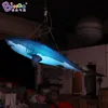Factory direct 3x1.75x1mH advertising inflatable hung shark models with lights blow up marine animal balloons for ocean party event decoration toys sports