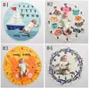 6PCS Other Home Textile Kid Circular milestone Blanket photography background props Blankets infant Swaddling flower number letter newborn baby wraps LYX60