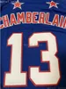 Stitched Custom WILT Chamberlain #13 Harlem Globetrotters Throwback Basketball Jersey Retro Blue Men Women Youth XS-5XL