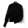 Swetry damskie Styl łatwy do dopasowania cztery kolorowe rękawy Croissant Rękawy Moda Temperament Tibetan Meat Sweter Top