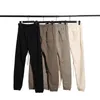 Pantaloni riflettenti in pile autunno inverno USA Stampa lettere in silicone Pantaloni Pantaloni sportivi casual Uomo Donna FG Jogger