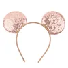 14 adet / grup 2020 Moda Sequins Mouse Kulakları Kafa Glittle DIY Kızlar Saç Aksesuarları Kadınlar Için Hairband Parti Accesorios Mujer 768 Y2