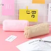 Pencil Bags Cute Girl's Plush Case Portable Cosmetics Pouch Pen Bag Kawaii Stationery Make Up Box Gifts Wallet Korean