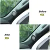 Car A-pillar Horn Decoration Cover For Ford F150 Raptor 09-14 Carbon Fiber 2PCS