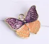 Wholesale Shiny Enamel Butterfly Pendants for Nail Art Shoes charm Jewelry Making Crafting Charms Necklaces Bracelets Handmade Finding