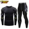 Motorcycle Jacket Moto Men Tight Long Sleeve TShirt Pants Compression Sport Running Set Motorbike Quick Dry Base Layer Suit App6061027