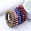 fashion matte phone Line Hair Ring Ladies large bracelet Rubber Bands Stretch traceless cord hair jewelry