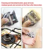 Stainless steel glass cleaning home renovation scraper kitchen floor tile knife film glue removal tool with packaging