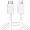 1M 3ft 25W 3A Snabb laddningstyp C USB -kabel USB C -kablar tråd för Samsung Galaxy S8 S10 Obs 10 S20 S22 S23 Huawei S1