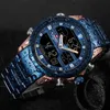 NAVIFORCE Mens Watches Top Luxury Fashion Sport Quartz Wrist Watch Waterproof Stainless Men Watch LED Clock Relogio Masculino 210517