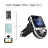 FM Transmissor Bluetooth Car MP3 Música Player BT39 Kits Hands-Free Kits USB Telefone Celular Rápido Carregador Rápido 3.1A Auto Electronics com 1.44inch LCD Display Suporte U disco