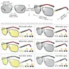 Unisex Pochromic Sunglasses Polaryzowani mężczyźni na zewnątrz jazda na przebarwienia obiektyw Kobiety Antiglare Goggle okulary Zonnebril Heren x06690354