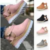 2021 Damesmode Wedge Slippers Hoge hak Gesp Enkel Topkwaliteit Canvas Schoenen Casual Decoratieve Rubberen Zool Open Teen Comfortabele Wilde Sandalen