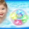 Decorazione per feste Vasca da bagno per bambini Luce colorata Giocattolo da bagno luminoso Materiale ABS trasparente Compagno per il tempo libero
