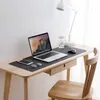 Teclado de mesa de escritório grande teclado mouse pad de lã lã laptop mesa de almofada antiderrapante gamer mousepad esteira