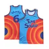 Film Space Jam Maillot Tune Squad 6 James 7 R.RUNNER 1 Bugs ! Taz LeBron 10 23 Lola 2 D.DUCK 22 Bill Murray 1/3 Tweety Maillots 2021