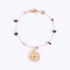 Bracelet boussole acier inoxydable Bracelet boussole pour femmes métal pierre chaîne Bracelets Femme Pulseras Mujer