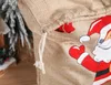 2021 Ny Jul Drawstring Bag Santa Claus Sacks Holiday Gift Wrapping Väskor Xmas Dekoration Nyår