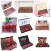 HUDA NUOVO 12 Pz/set Impermeabile Rossetto Sexy Lip Stick Velluto Opaco Rossetti Labbra Trucco Cosmetici Opaco + REGALO