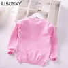 Maglione per ragazze Autunno Inverno Bambino Cappotto lavorato a maglia Maglione Maglioni per bambini Moda Bambino Pullover Abbigliamento per bambini amore Paillettes 211201