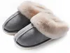 New 2021 Womens Slippers Memory Foam Fluffy Fur Soft Warm House Shoes Indoor Outdoor Winter fastshipping model008