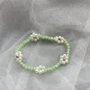 Brins de perles perles de cristal de bohème brin bracelet perle ronde fleur forêt charme pour les femmes petite amie amant main chaîne bijoux Fawn22