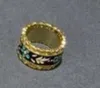 Conjuntos de jóias de luxo europeu de marca famosa para mulheres festa de moda clássico esmalte redondo colar bracelete anel presentes