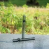 Szkło premium One Hitter fajka fajka 100MM uchwyt na papierosy szklana ziemianka fajka tytoń ziołowy fajki akcesoria