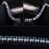 Pera Trendy Femmes Bijoux De Fête Multi Couleur Grand Rond Cristal Naturel Pierre Argent Plaqué Chaîne Lien Bracelets pour Dames B040 211124