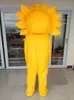 Halloween carino girasole mascotte costume di alta qualità cartone animato fiore anime tema tema carnivale per adulti size festa di compleanno natale abito da esterno