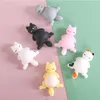 Tecknad söt stor buk katt mochi squishy leksaker långsam stigande fidget mini liten kawaii djur squeeze katt stress lättnad för barn vuxna