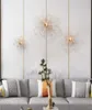 Decoratieve objecten woonkamer veranda sofa achtergrond wanddecoratie hanger ijzer metalen wanddecoratie