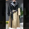 Giacca da donna in vera pelle finta da donna vera pelliccia cappotto di pelle di pecora abbigliamento donna 2022 lungo top giacca a vento Abrigo Mujer Casaco