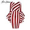 Maternity Clothings Plus Size Women's Dresses Striped Long Sleeve Midi Church Dress Pography Costume Ladies Bodycon