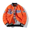 Мужские куртки унисекс мода хип-хоп варьизм бейсбол куртка с вышивкой весна осенью стрит одежды Букваман пальто верхняя одежда верхняя одежда S-XXL