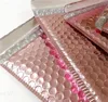 Storage Bags Rose Gold Bubble Envelop Metallic Foil Bubble Mailer for Gift Packaging Wedding Favor Bag 1315 V2