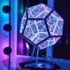 2021 Infinity Dodecahedron Criativo Cool Cor arte luz noite luz Natal decoração luzes sonho luz estrelado céu luzes